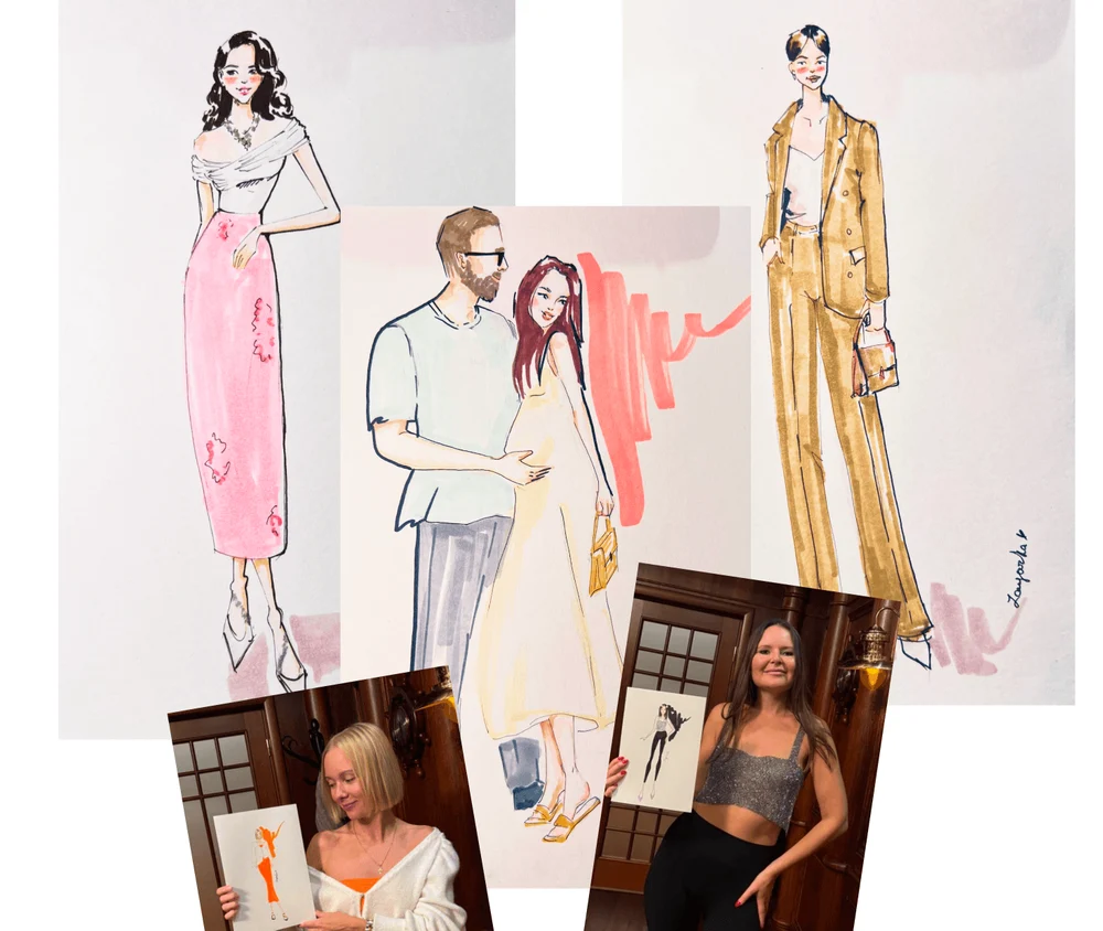 Портреты на бумаге маркерами
6000₽/час